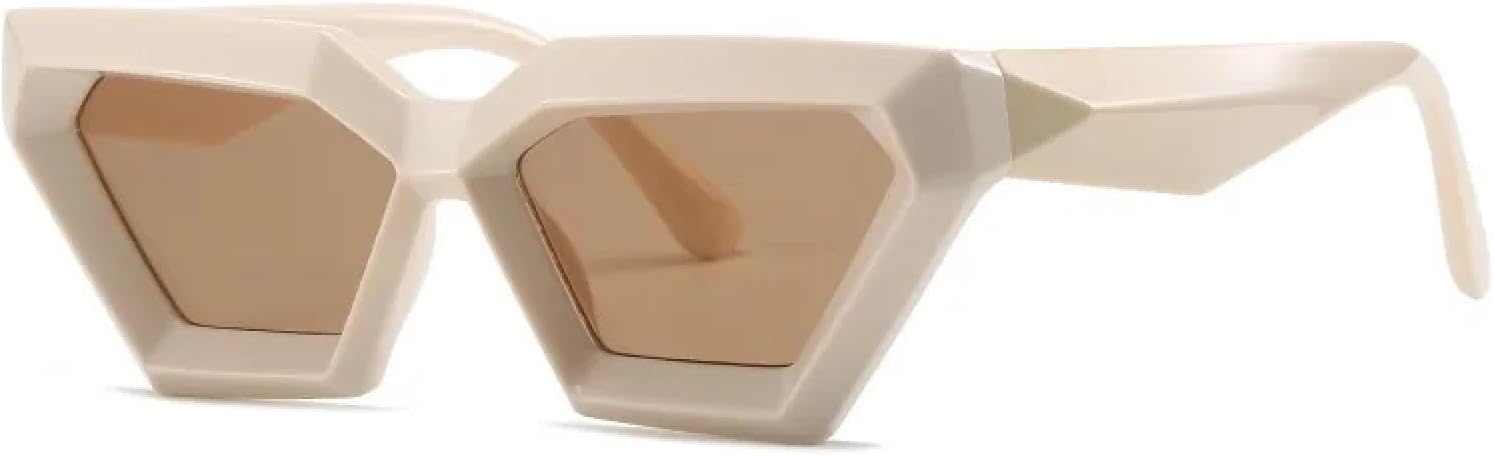 Солнцезащитные очки с защитой от УФ-излучения UV400 | Черные линзы "кошачий глаз" | для женщин и мужчин, для занятий спортом на открытом воздухе и вождения DSVIGF, Beige
Солнцезащитные очки с защитой от УФ-излучения UV400 | Черные линзы "кошачий глаз" | для женщин и мужчин, для занятий спортом на открытом воздухе и вождения DSVIGF, Beige