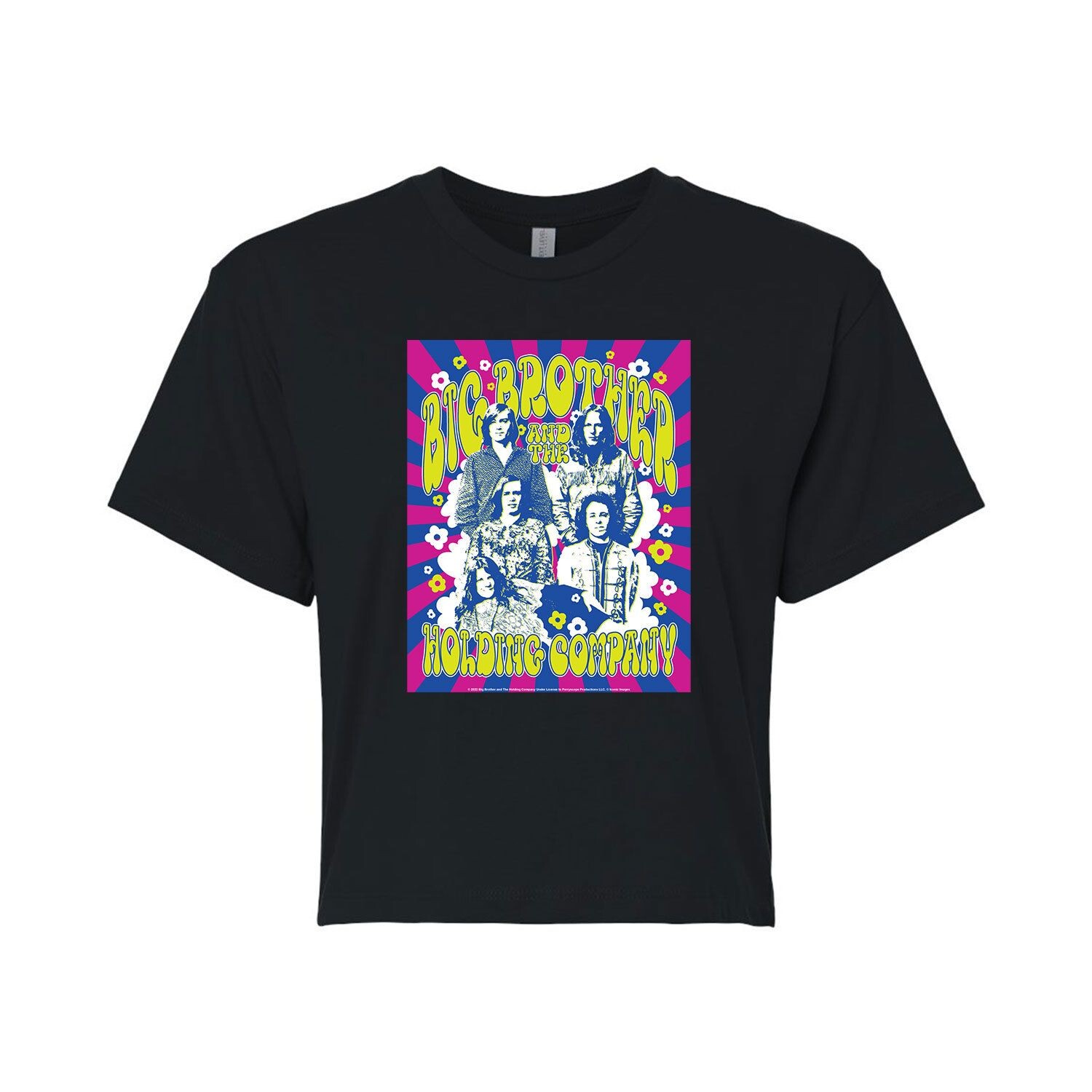 Укороченная футболка с рисунком Big Brother & Holding Company Group для юниоров Licensed Character, черный
Укороченная футболка с рисунком Big Brother & Holding Company Group для юниоров Licensed Character, черный