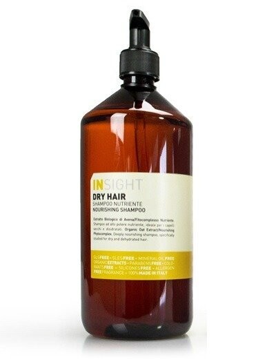 Питательный шампунь для сухих волос 900мл INSIGHT
Питательный шампунь для сухих волос 900мл INSIGHT