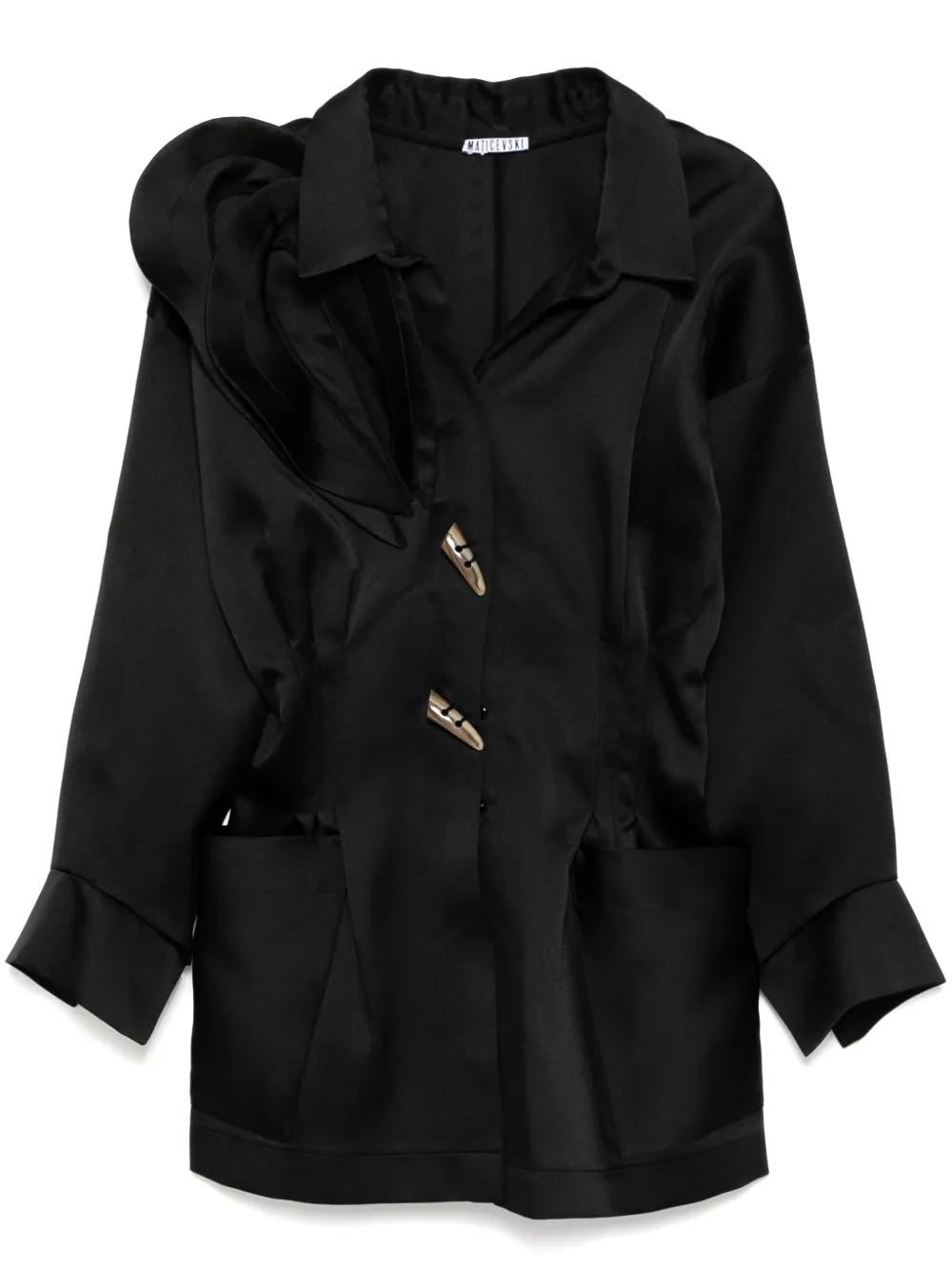 Платье-рубашка Lotus Maticevski, черный
Платье-рубашка Lotus Maticevski, черный