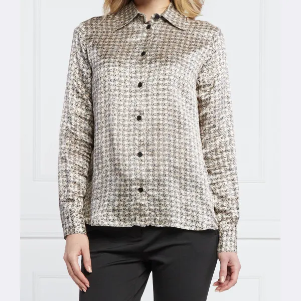 Увлажняющая рубашка стандартного кроя Pinko, бежевый
Увлажняющая рубашка стандартного кроя Pinko, бежевый