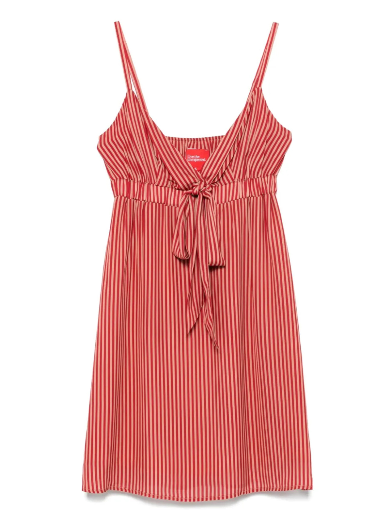 Платье мини в полоску Merci, красный
Платье мини в полоску Merci, красный