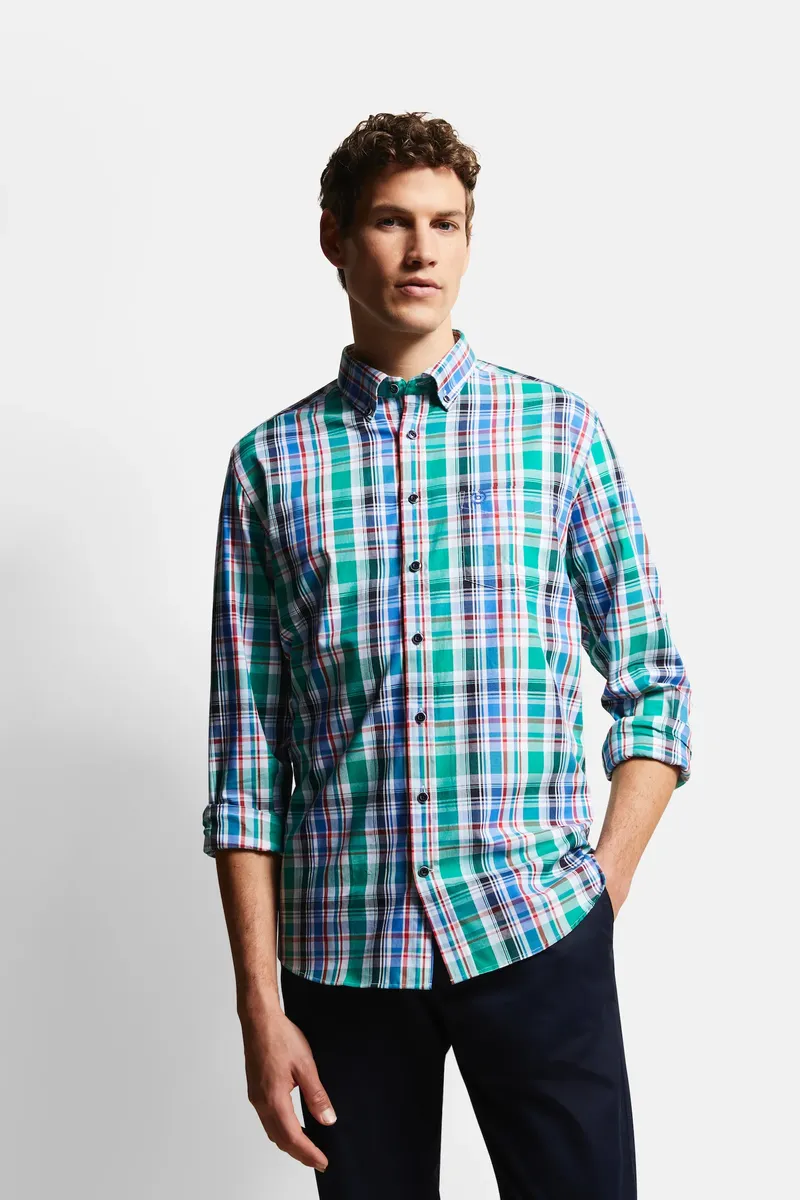 Рубашка bugatti с длинными рукавами и накладным нагрудным карманом, цвет Bunt
Рубашка bugatti с длинными рукавами и накладным нагрудным карманом, цвет Bunt