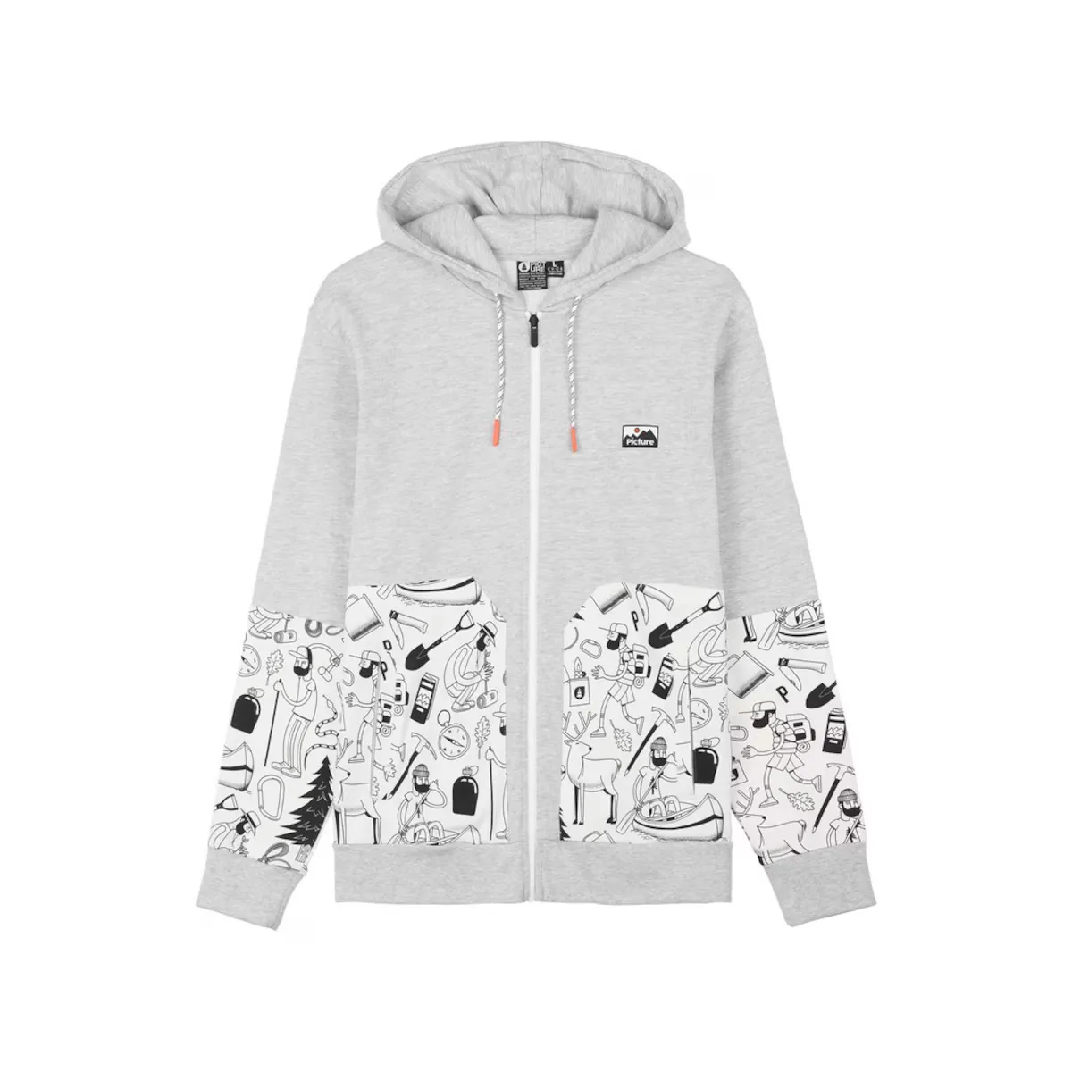 Мужская толстовка Moeca Zip толстовка с капюшоном картинка Picture, цвет Estampado
Мужская толстовка Moeca Zip толстовка с капюшоном картинка Picture, цвет Estampado