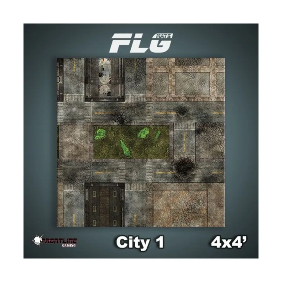 4 х 4 фута — Город №1, F.L.G. Mats 4' x 4'
4 х 4 фута — Город №1, F.L.G. Mats 4' x 4'