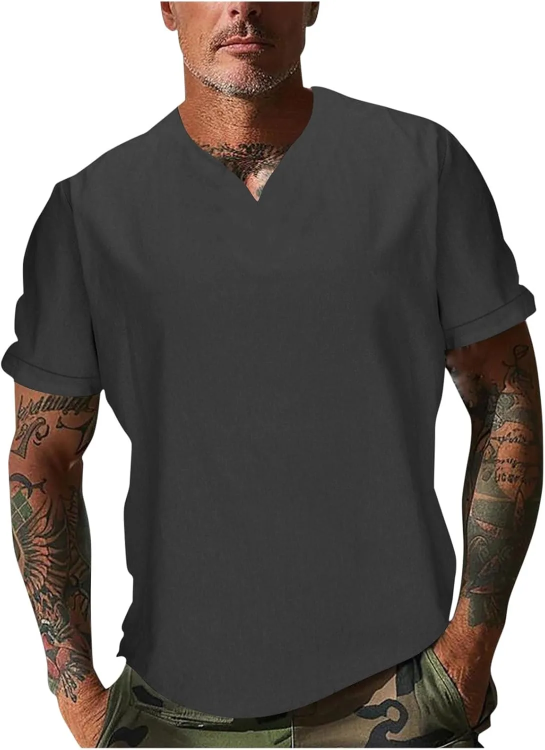 Мужская футболка Regular-Fit с коротким рукавом, Plus Size
Мужская футболка Regular-Fit с коротким рукавом, Plus Size