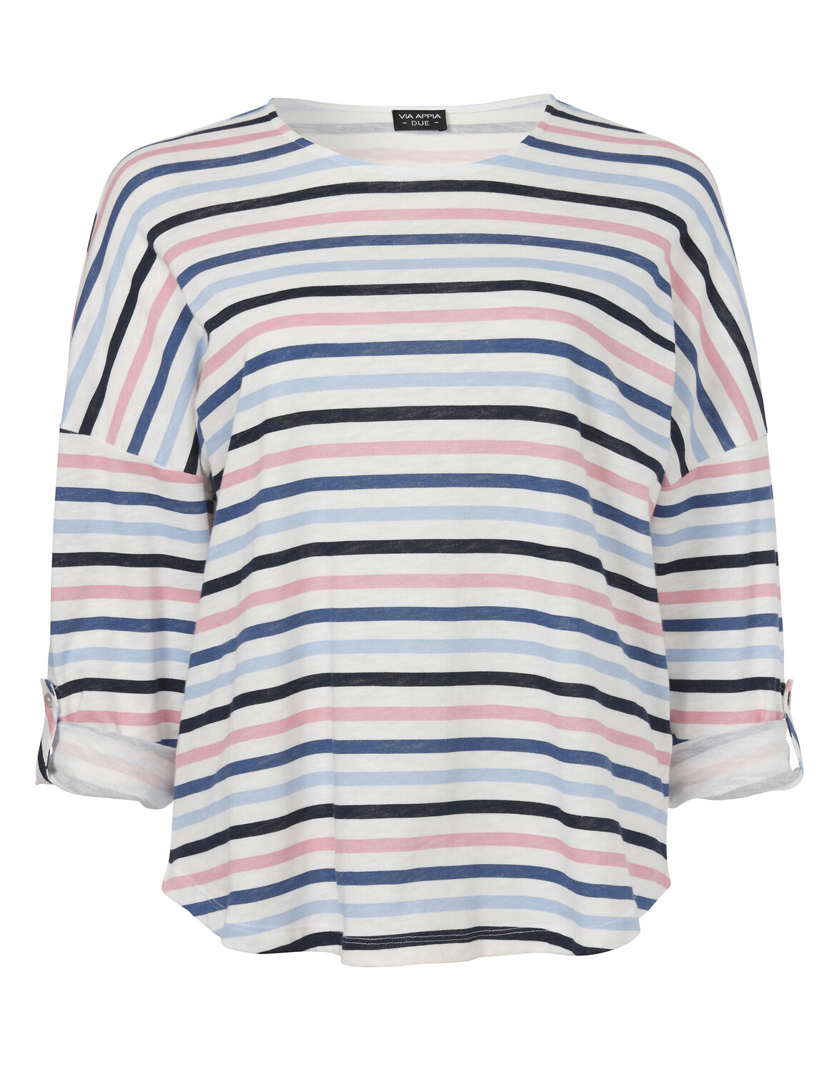 Толстовка VIA APPIA DUE Pullover Modisches Langarmshirt mit überschnittenen Schultern, индиго
Толстовка VIA APPIA DUE Pullover Modisches Langarmshirt mit überschnittenen Schultern, индиго