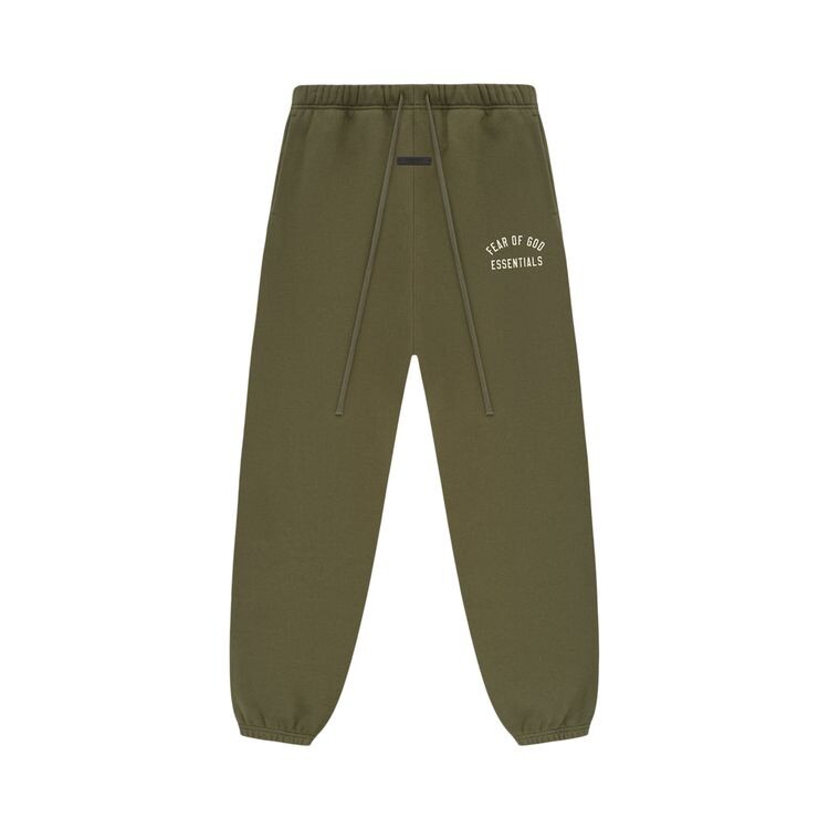 Спортивные брюки Fear of God Essentials Fleece Sweatpant Military, зеленый 
Спортивные брюки Fear of God Essentials Fleece Sweatpant Military, зеленый