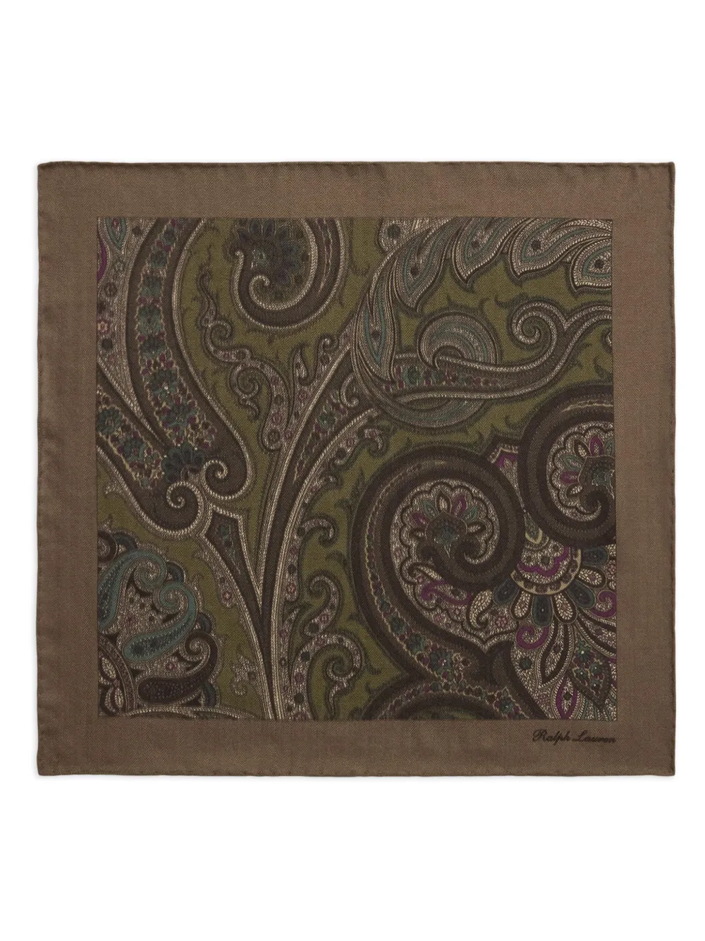 Шарф с принтом пейсли Ralph Lauren Purple Label, зеленый
Шарф с принтом пейсли Ralph Lauren Purple Label, зеленый