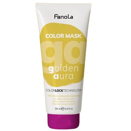 Цветная маска Golden Aura 200мл, Fanola
Цветная маска Golden Aura 200мл, Fanola