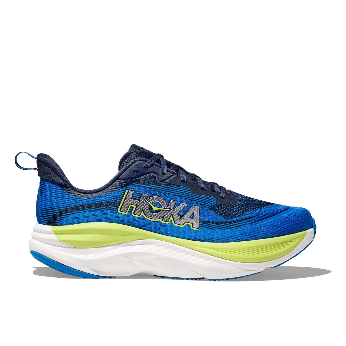 Беговые кроссовки для мужчин Skyflow Hoka, синий/желтый
Беговые кроссовки для мужчин Skyflow Hoka, синий/желтый