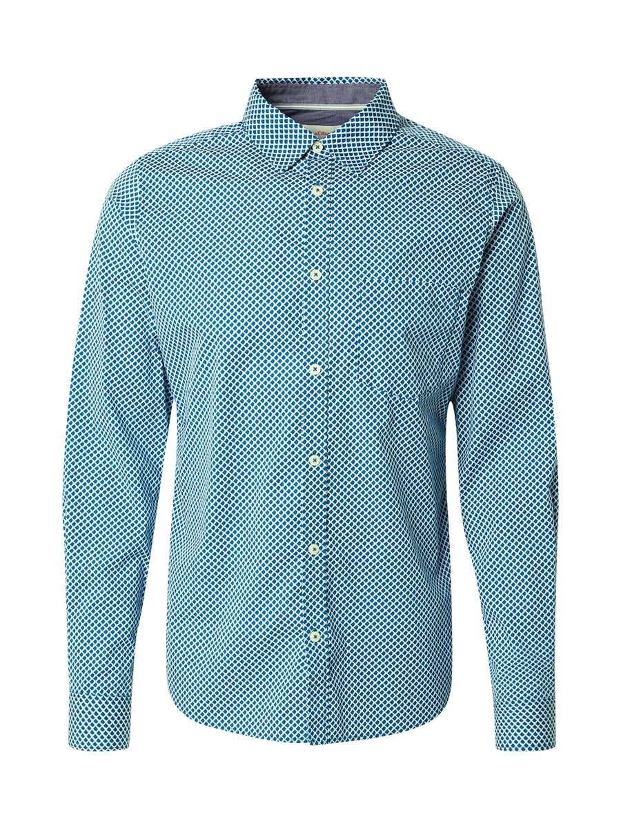 Приталенная рубашка на пуговицах s.Oliver, белый
Приталенная рубашка на пуговицах s.Oliver, белый