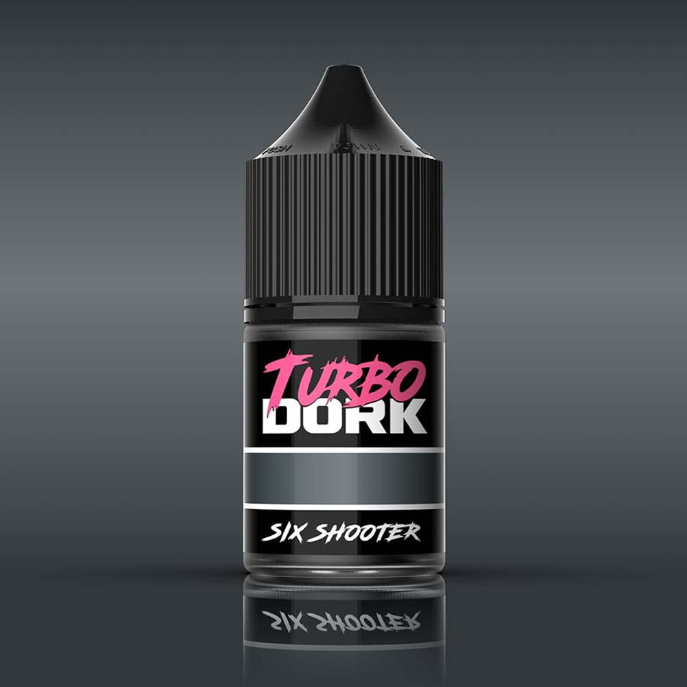 Аксессуары Turbo Dork Metallic Acrylic Paint: Six Shooter (22ml)
Аксессуары Turbo Dork Metallic Acrylic Paint: Six Shooter (22ml)