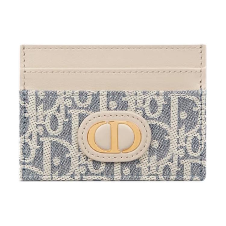 Dior 30 Montaigne Хлопковый держатель для карт из телячьей кожи, женский, синий
Dior 30 Montaigne Хлопковый держатель для карт из телячьей кожи, женский, синий