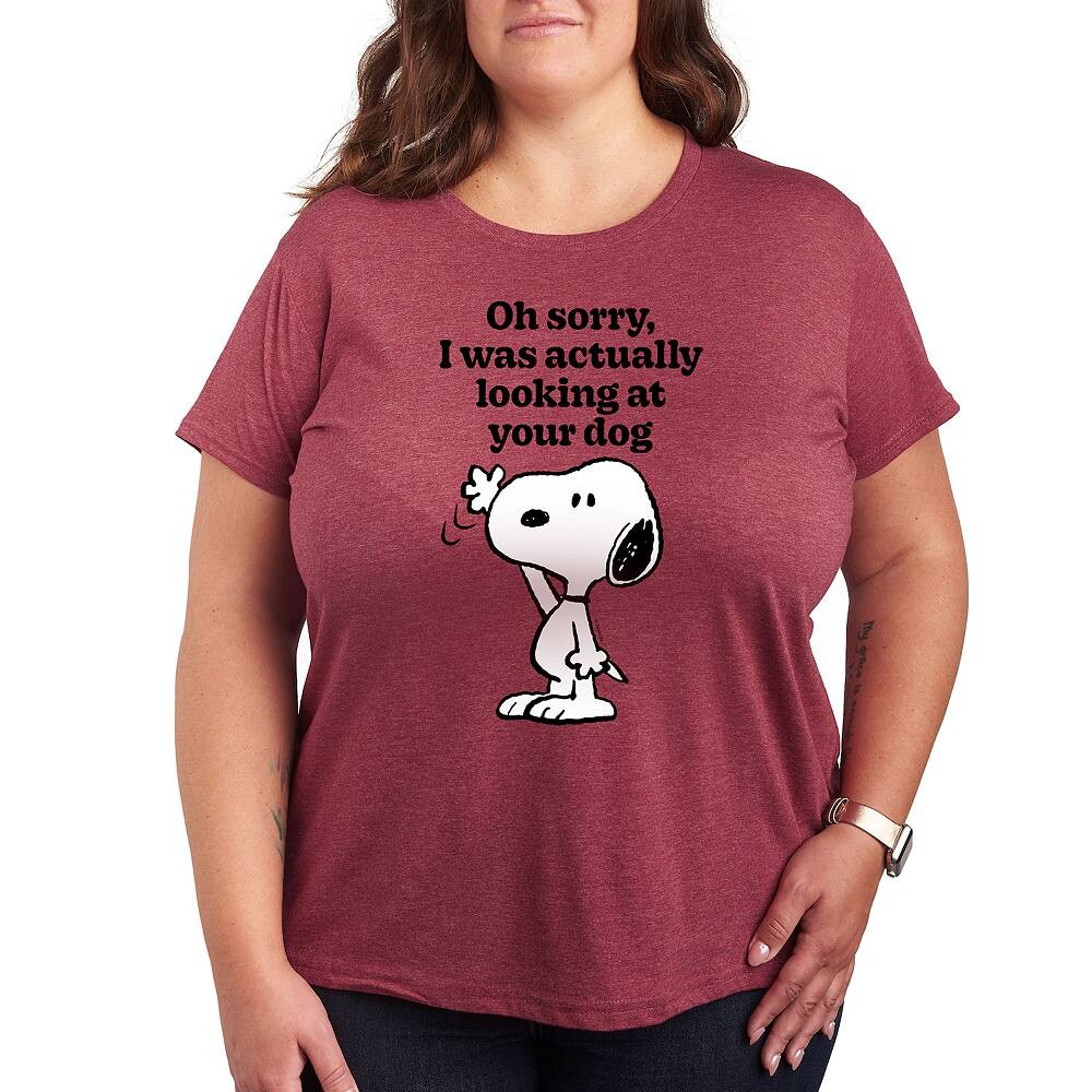 Футболка с рисунком Plus Peanuts Snoopy Looking at Your Dog Licensed Character, цвет Heather Dark Red
Футболка с рисунком Plus Peanuts Snoopy Looking at Your Dog Licensed Character, цвет Heather Dark Red