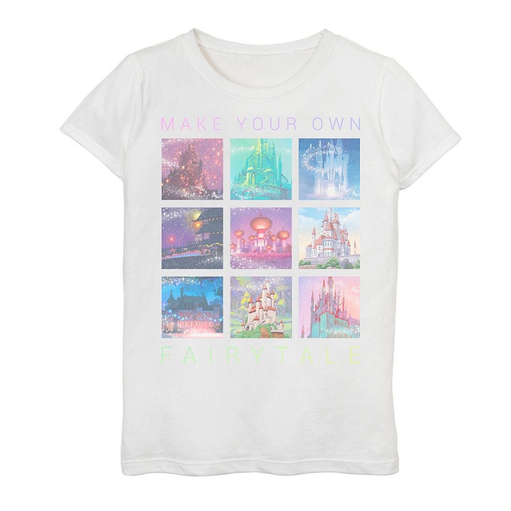 Футболка с рисунком «Замки принцесс Диснея» для девочек 7–16 лет Disney, белый
Футболка с рисунком «Замки принцесс Диснея» для девочек 7–16 лет Disney, белый