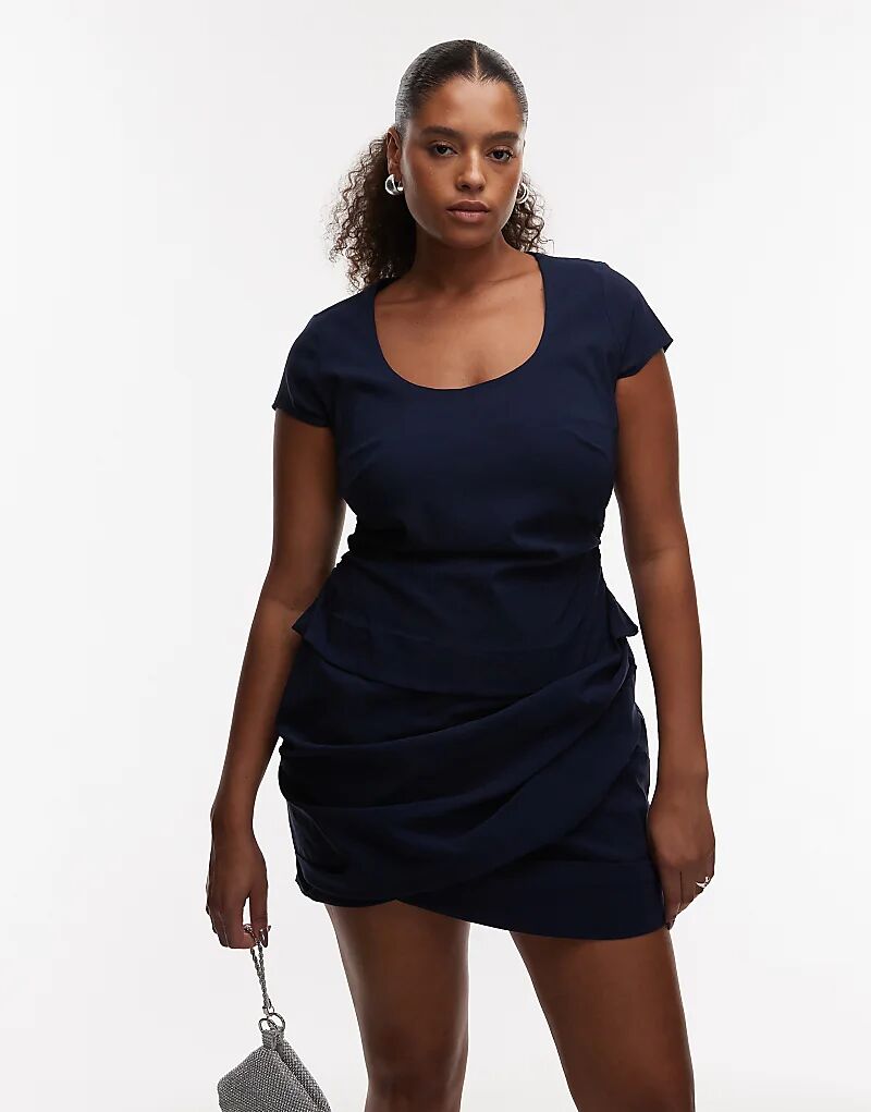 Мини-платье с рукавами-крылышками и юбкой-халатом ASOS DESIGN темно-синего цвета
Мини-платье с рукавами-крылышками и юбкой-халатом ASOS DESIGN темно-синего цвета