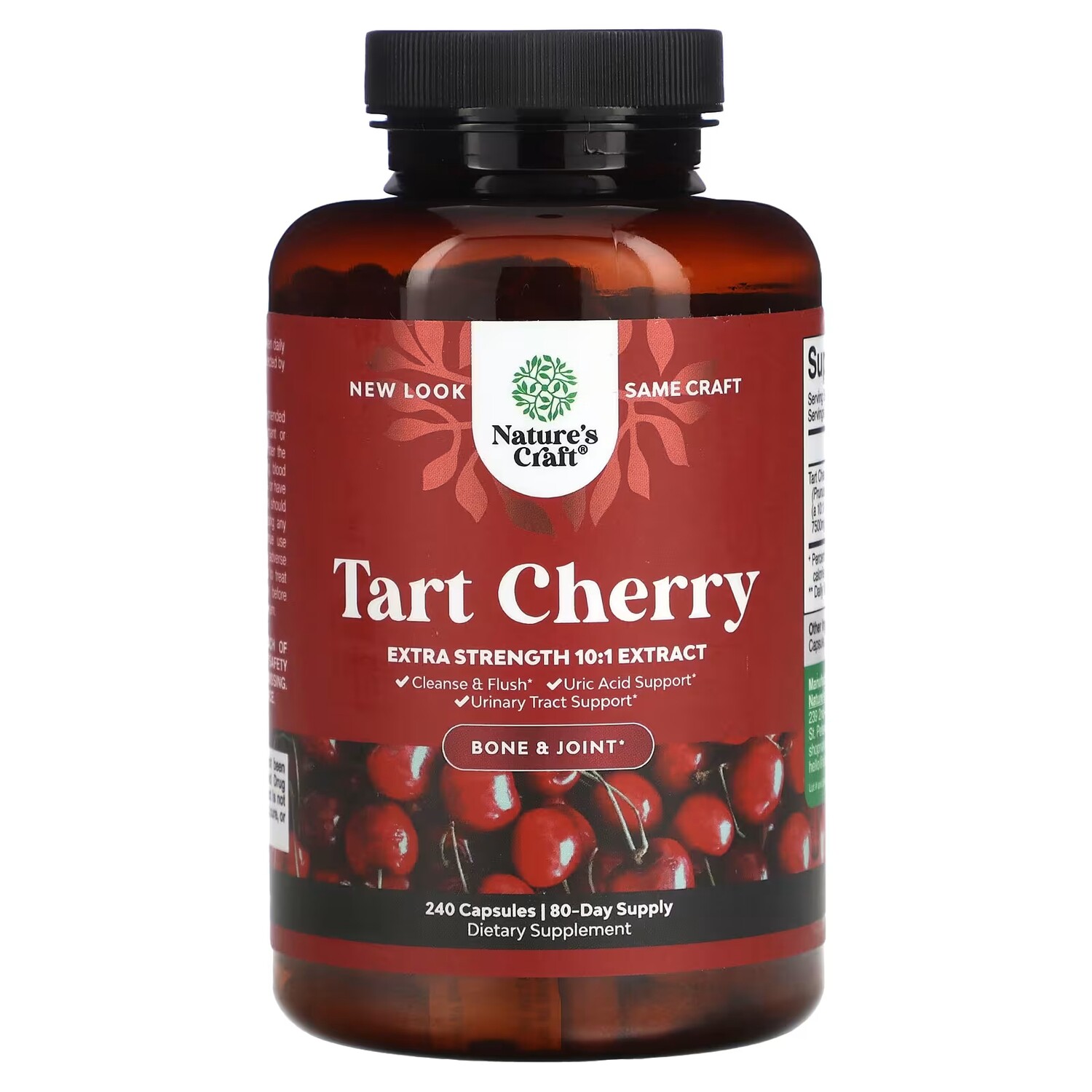 Экстракт Nature's Craft Tart Cherry Extra Strength, 240 капсул
Экстракт Nature's Craft Tart Cherry Extra Strength, 240 капсул