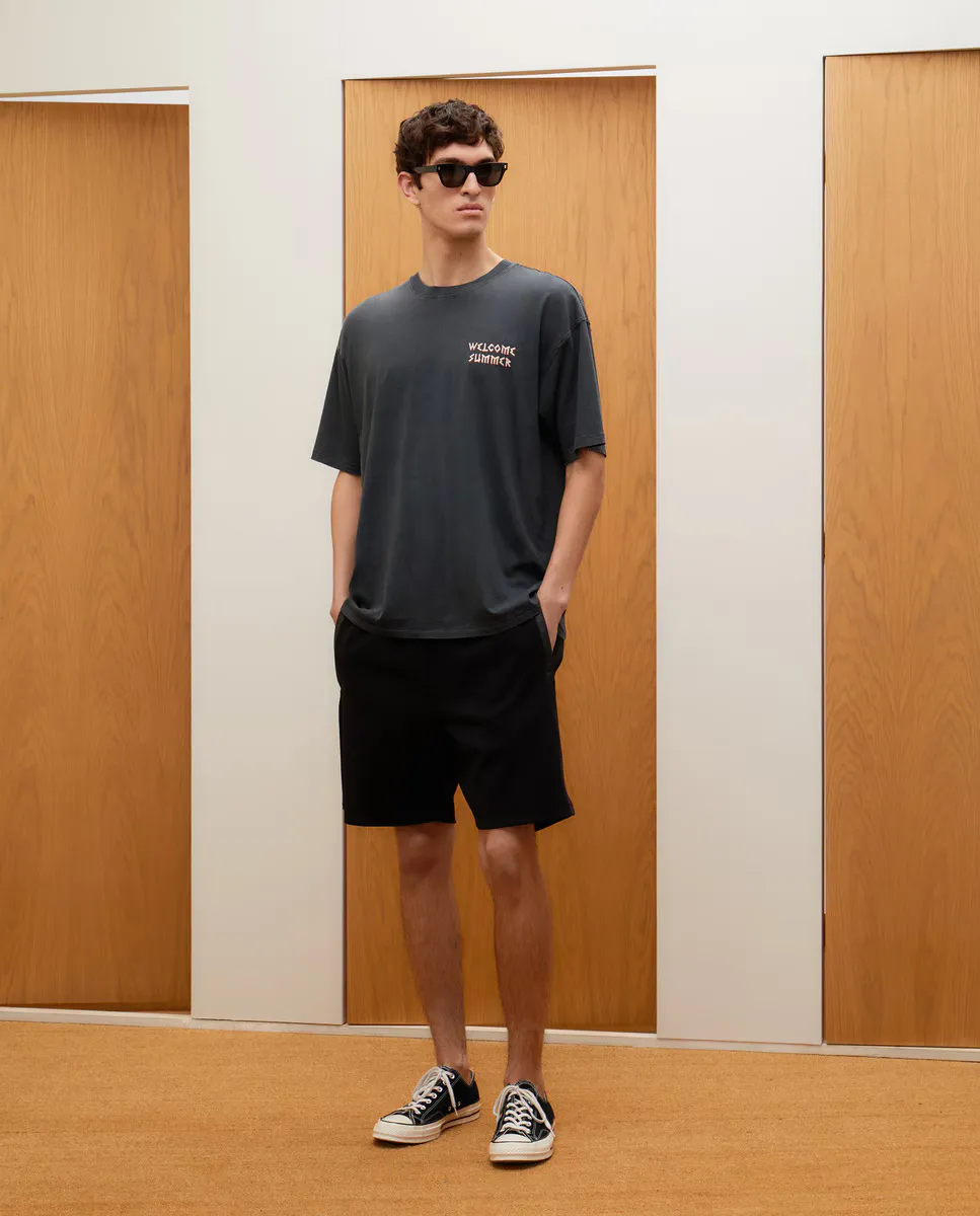 Бермуды-джоггеры мужские из технического хлопкового материала Green Coast, черный
Бермуды-джоггеры мужские из технического хлопкового материала Green Coast, черный