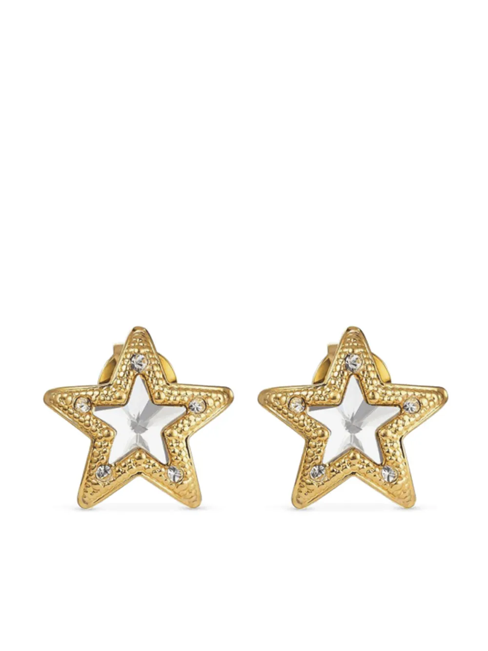 Серьги-гвоздики JC Star с кристаллами JIMMY CHOO, золотой 
Серьги-гвоздики JC Star с кристаллами JIMMY CHOO, золотой