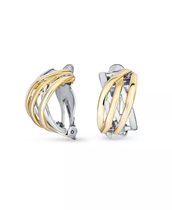 Классические двухцветные серьги-клипсы с кельтским узором для непроколотых ушей, позолоченные Bling Jewelry, two-tone
Классические двухцветные серьги-клипсы с кельтским узором для непроколотых ушей, позолоченные Bling Jewelry, two-tone