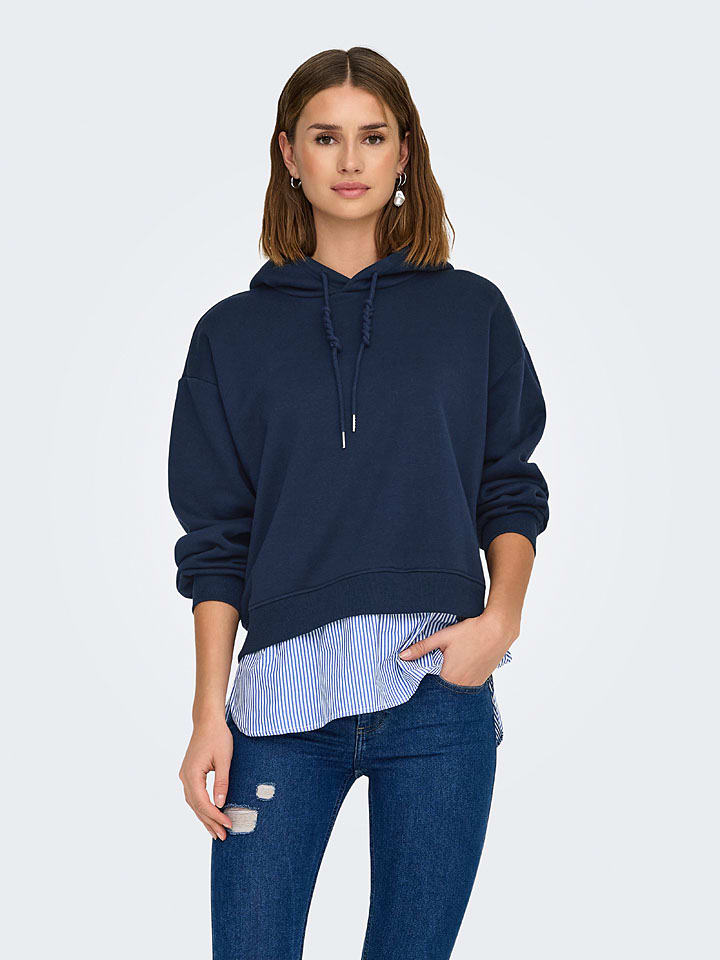 Толстовка с капюшоном ONLY, темно-синий
Толстовка с капюшоном ONLY, темно-синий