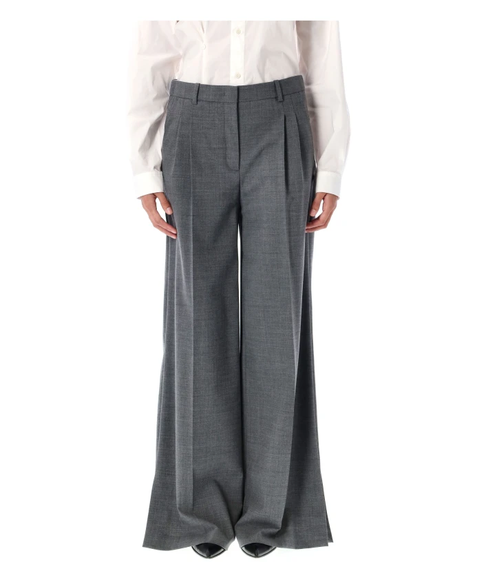 Серые меланжевые шерстяные брюки The Garment, серый
Серые меланжевые шерстяные брюки The Garment, серый