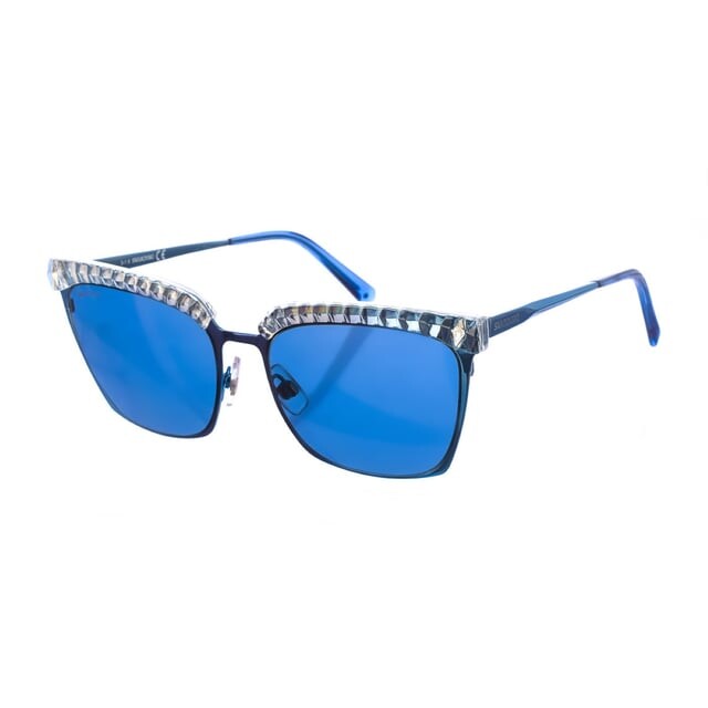 Металлические солнцезащитные очки овальной формы sk0196s женские Swarovski, синий
Металлические солнцезащитные очки овальной формы sk0196s женские Swarovski, синий