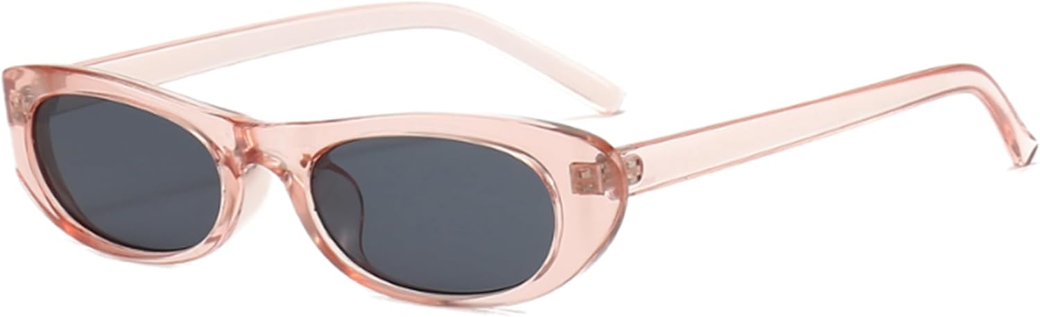 Удлинённые узкие солнцезащитные очки «кошачий глаз» для женщин и мужчин, солнцезащитные очки в стиле 90-х, маленькие овальные солнцезащитные очки для женщин, чёрные Teumire, A09 Transparent Pink/Grey
Удлинённые узкие солнцезащитные очки «кошачий глаз» для женщин и мужчин, солнцезащитные очки в стиле 90-х, маленькие овальные солнцезащитные очки для женщин, чёрные Teumire, A09 Transparent Pink/Grey