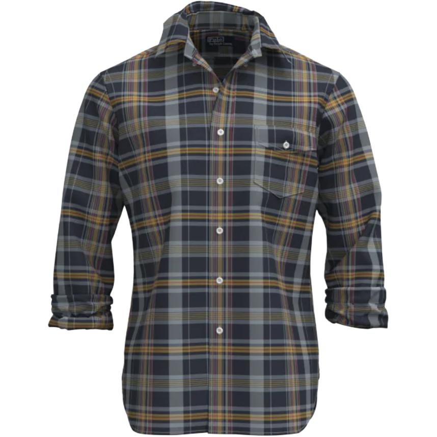 Проверенная рубашка с длинными рукавами Polo Ralph Lauren, синий
Проверенная рубашка с длинными рукавами Polo Ralph Lauren, синий