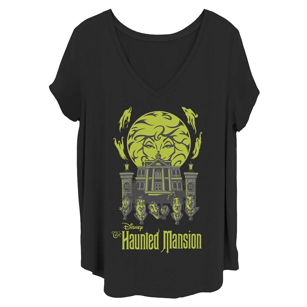 Женская футболка с v-образным вырезом Disney's The Haunted Mansion с поющими бюстами Madame Leota House Licensed Character, черный
Женская футболка с v-образным вырезом Disney's The Haunted Mansion с поющими бюстами Madame Leota House Licensed Character, черный