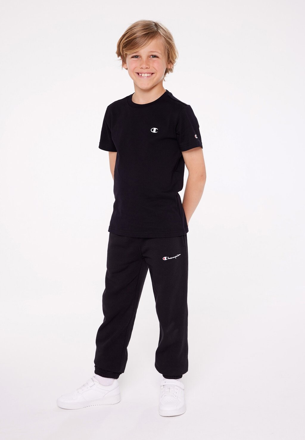 базовая футболка НАБОР 2 шт. УНИСЕКС С КРУГЛЫМ ВЫРЕЗОМ Champion, цвет new black