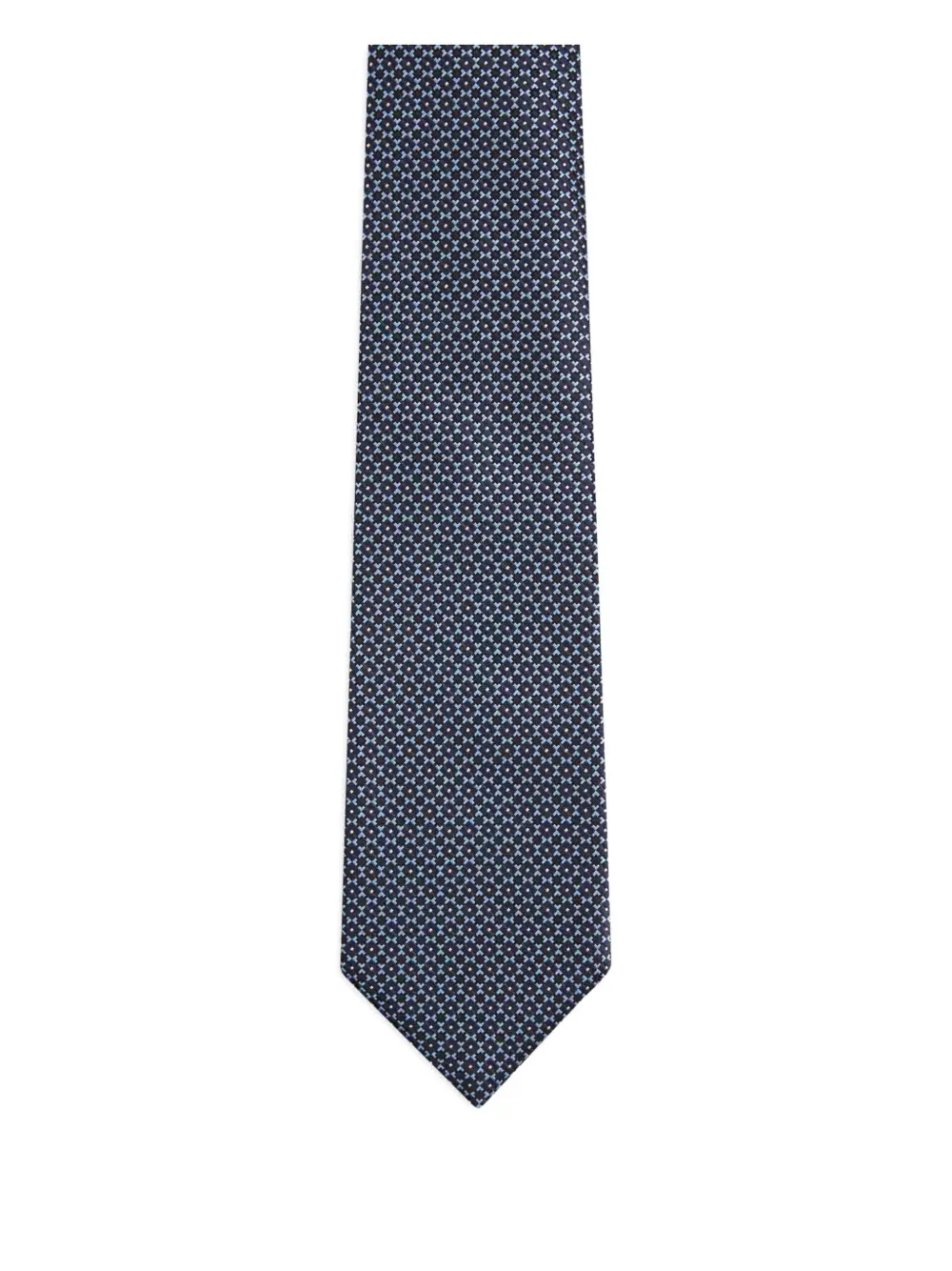 Галстук с жаккардовым узором Zegna, синий
Галстук с жаккардовым узором Zegna, синий
