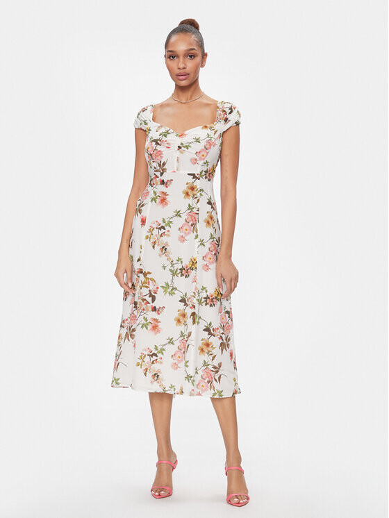 Летнее платье стандартного кроя Luisa Spagnoli, белый
Летнее платье стандартного кроя Luisa Spagnoli, белый