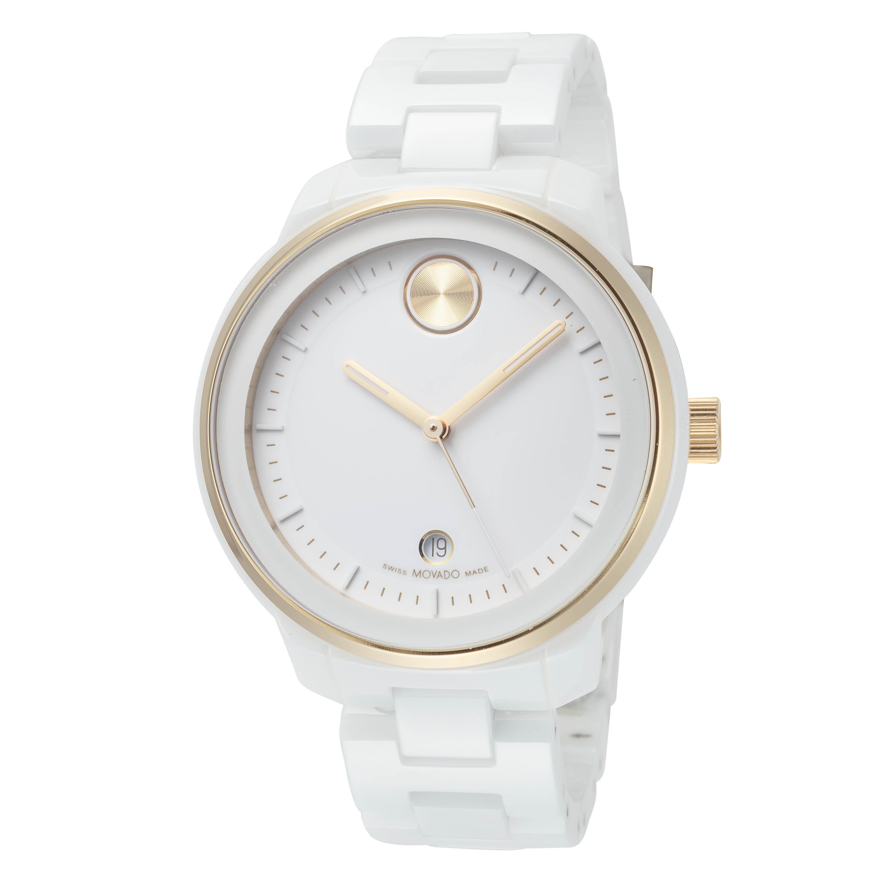 Женские кварцевые часы Movado Bold 38,5 мм Movado, белый
Женские кварцевые часы Movado Bold 38,5 мм Movado, белый