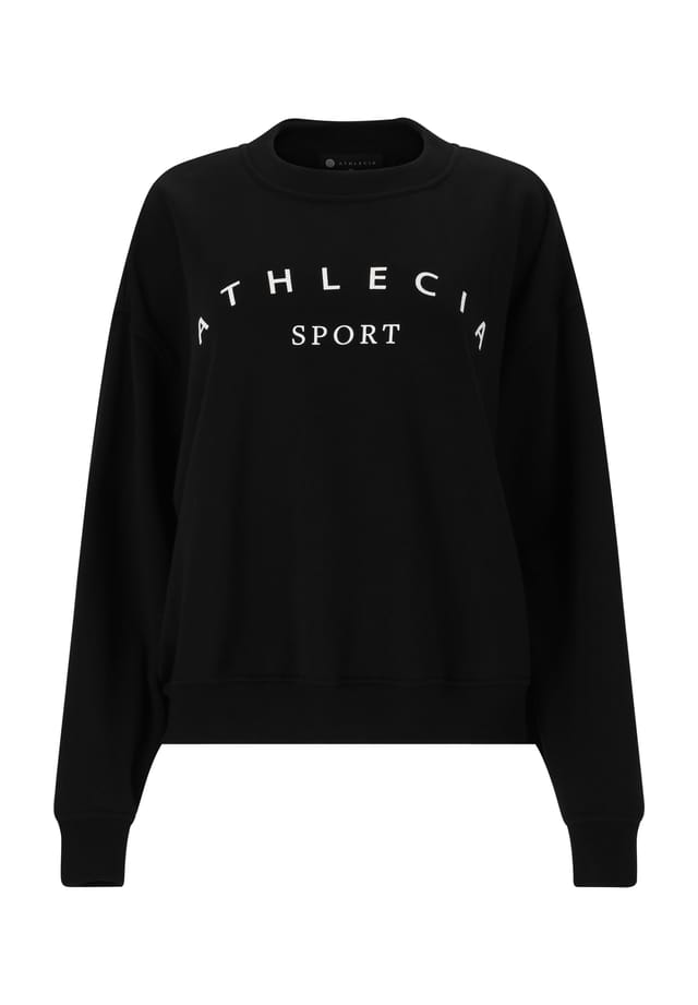 Спортивная толстовка с крутым принтом спереди Endurance Athlecia, черный 
Спортивная толстовка с крутым принтом спереди Endurance Athlecia, черный