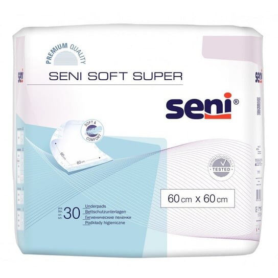 Прокладки гигиенические Seni Soft Super, 30 шт., 60х60см, Синий, Прокладки гигиенические Seni Soft Super, 30 шт., 60х60см
Прокладки гигиенические Seni Soft Super, 30 шт., 60х60см, Синий, Прокладки гигиенические Seni Soft Super, 30 шт., 60х60см