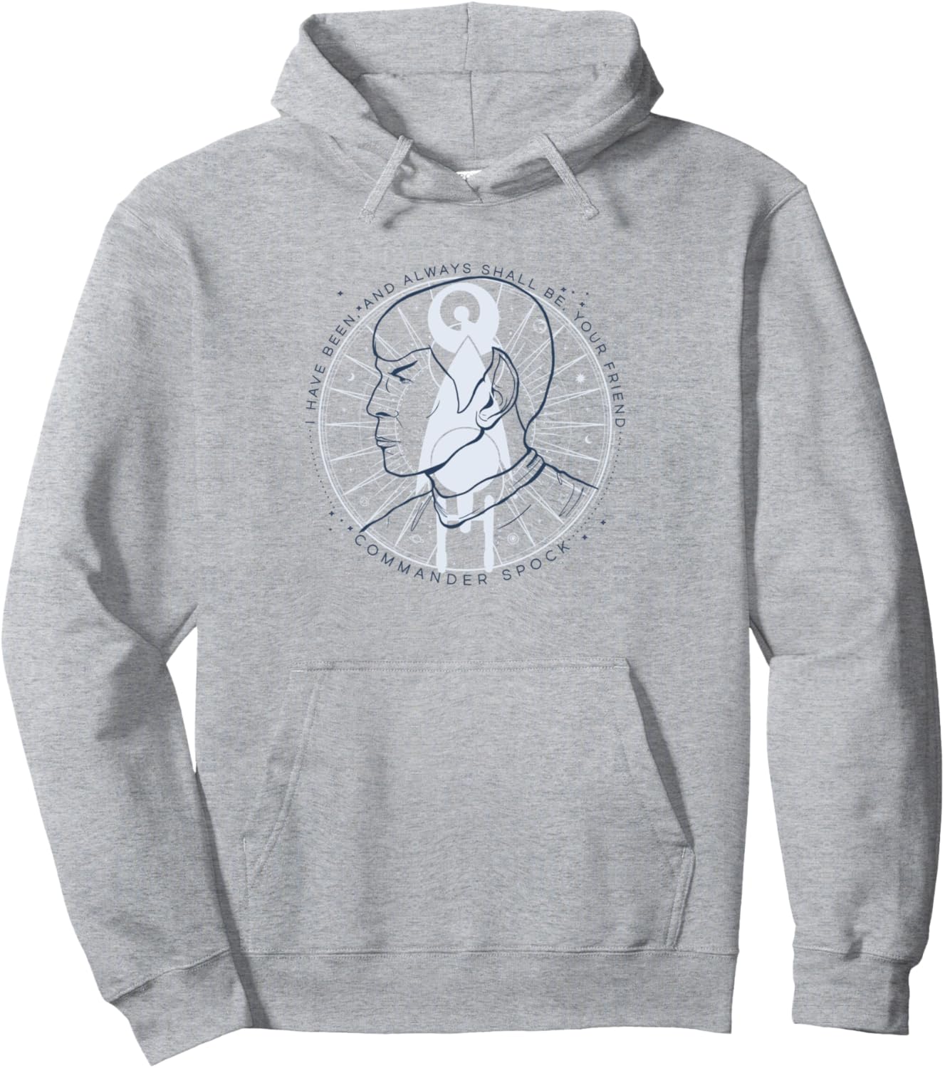 Худи Star Trek Commander Spock Your Friend Forever, серый
Худи Star Trek Commander Spock Your Friend Forever, серый