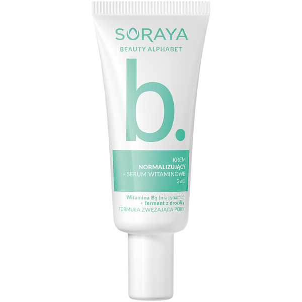 Крем для лица и сыворотка 2в1 для сужения пор, 30 мл Soraya Beauty alfabet
Крем для лица и сыворотка 2в1 для сужения пор, 30 мл Soraya Beauty alfabet