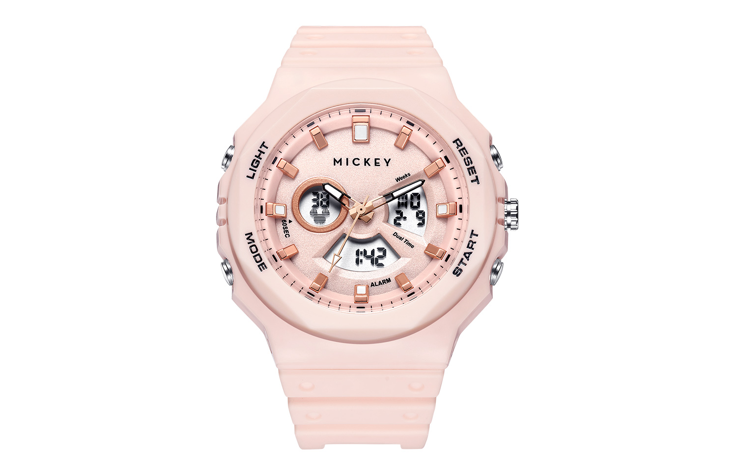 Disney Часы Mickey Series Electronic Movement TPU Strap Watch Unisex Pink Watch Dial
Disney Часы Mickey Series Electronic Movement TPU Strap Watch Unisex Pink Watch Dial