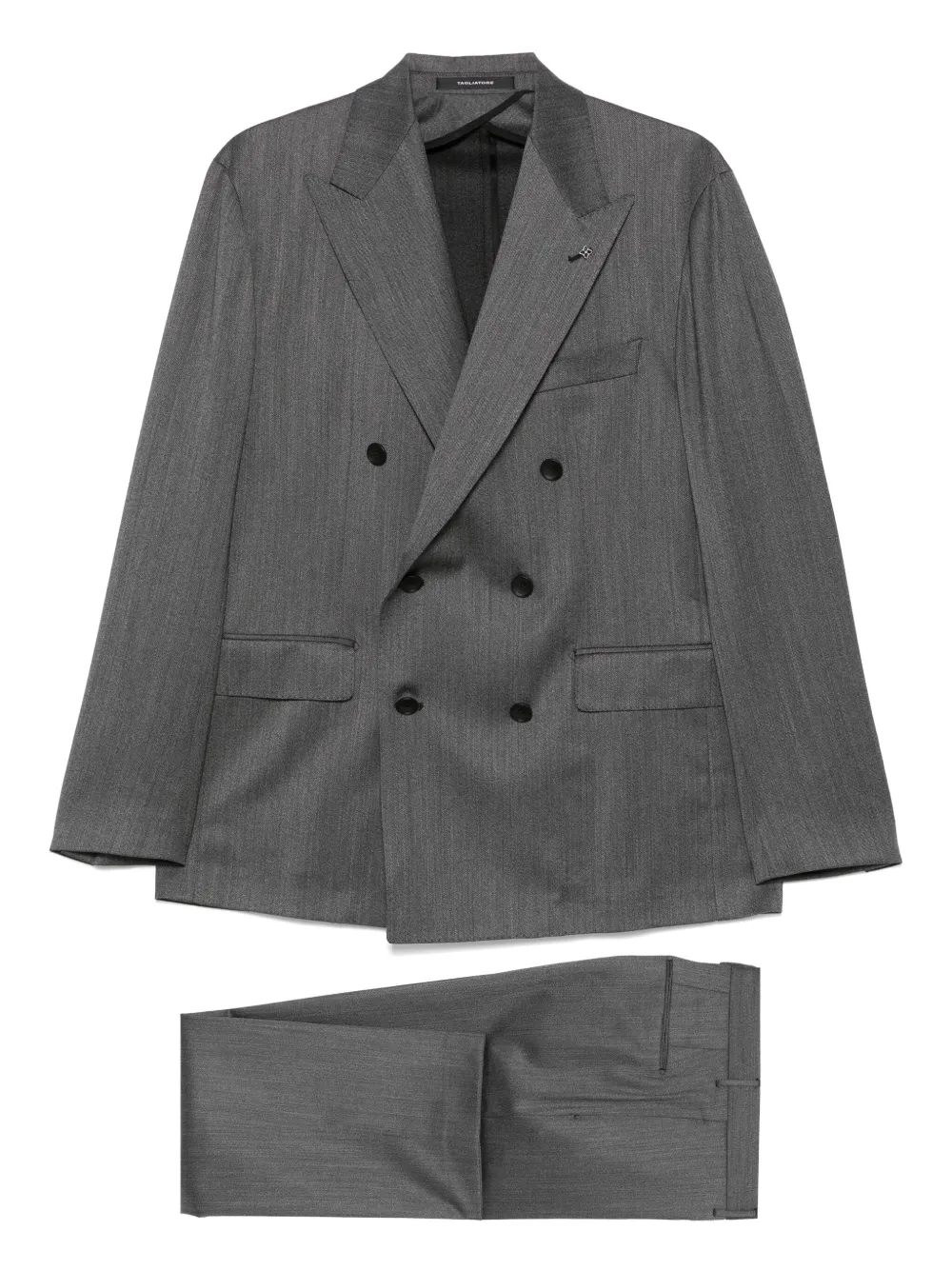Костюм с двубортным пиджаком TAGLIATORE, серый
Костюм с двубортным пиджаком TAGLIATORE, серый