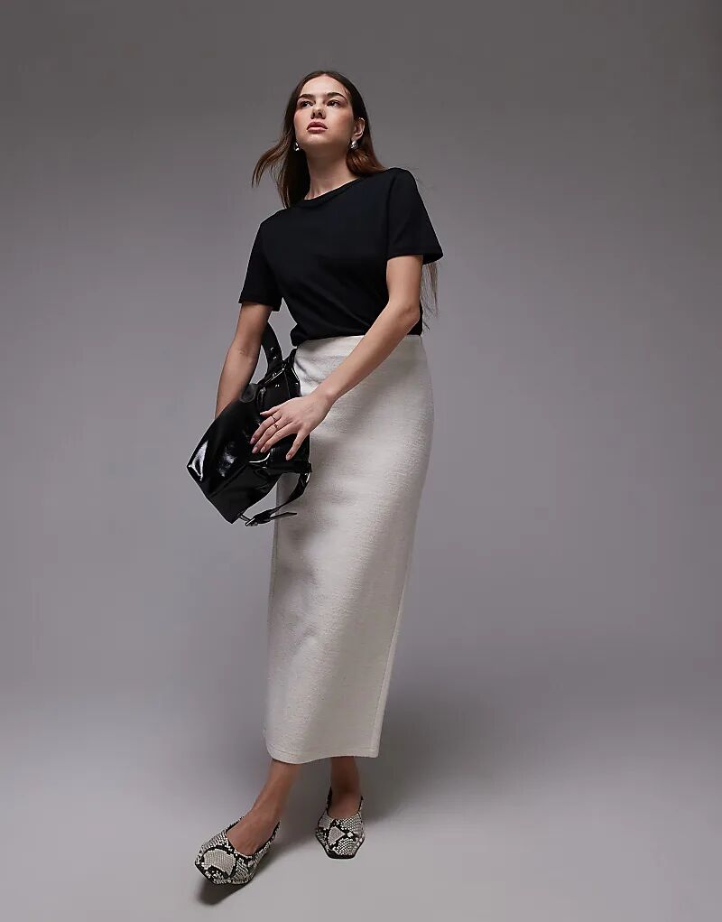 Юбка миди светло-бежевого цвета Mango
Юбка миди светло-бежевого цвета Mango