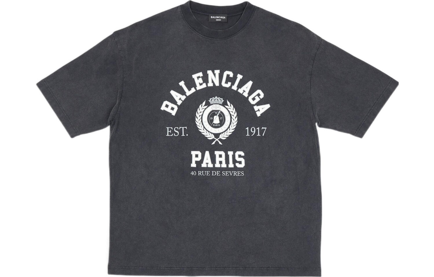 Футболка унисекс серая Balenciaga, серый
Футболка унисекс серая Balenciaga, серый