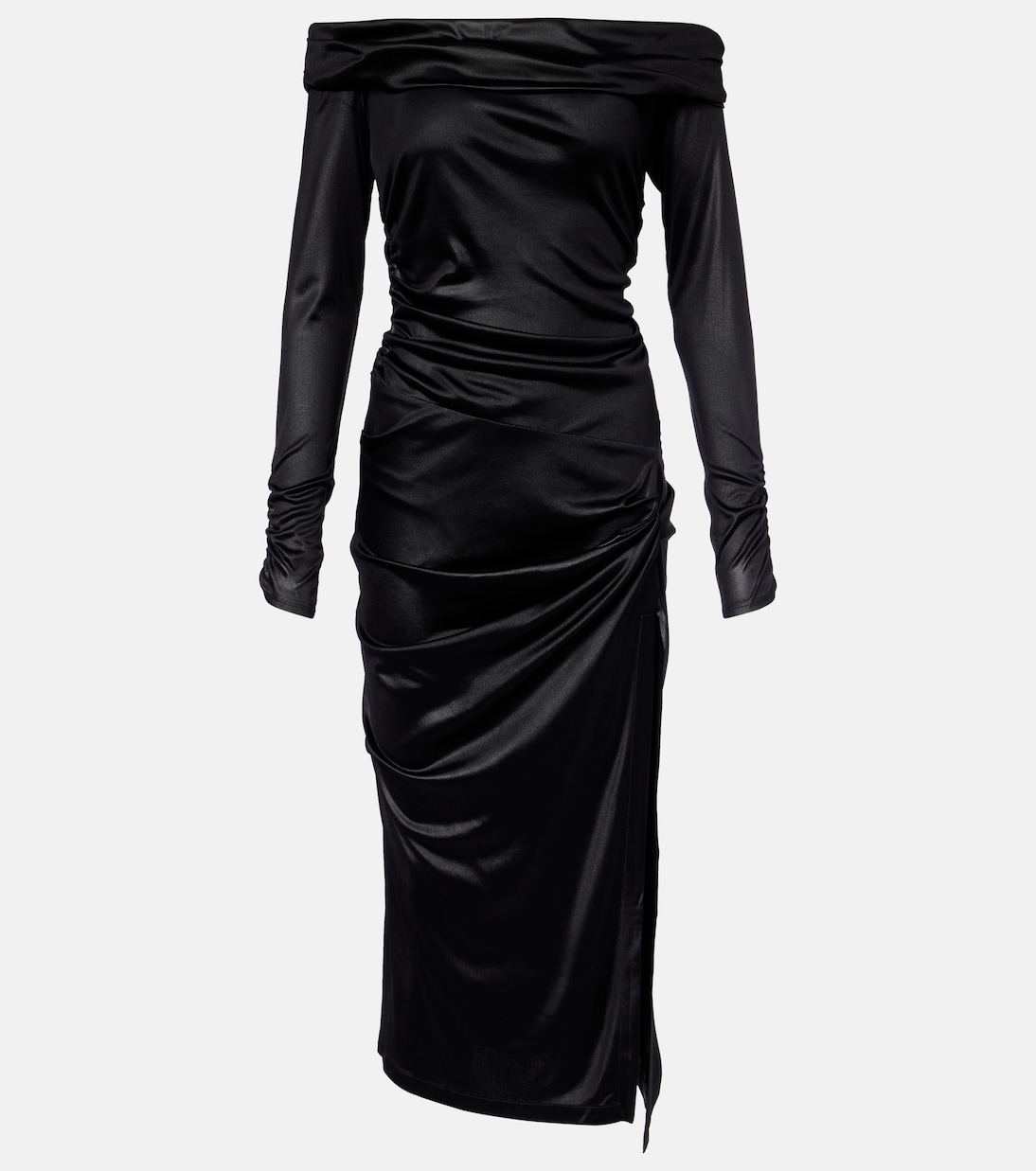 Платье миди Elife с открытыми плечами и сборками Isabel Marant, черный
Платье миди Elife с открытыми плечами и сборками Isabel Marant, черный