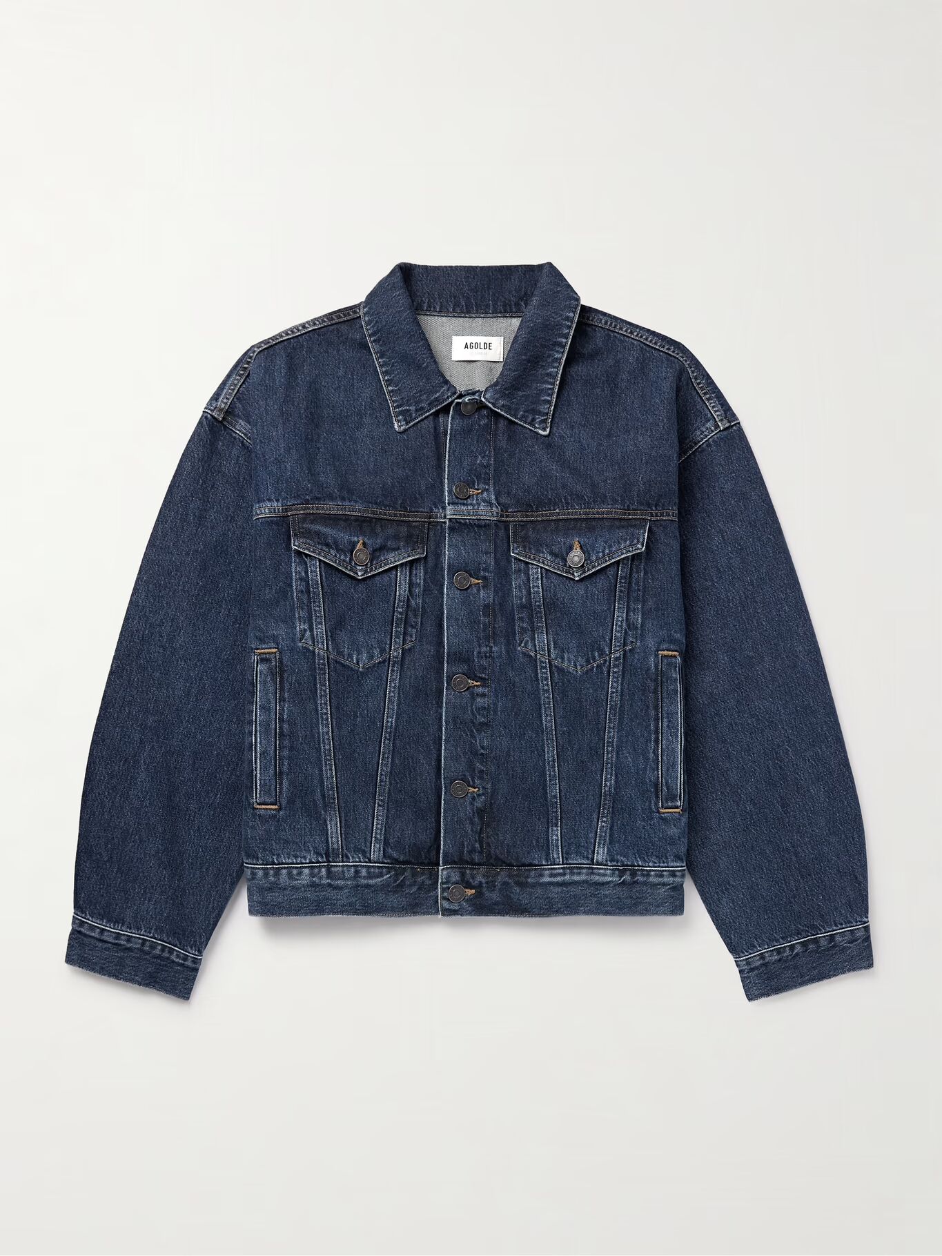 Куртка дальнобойщика Stefano Denim AGOLDE, синий
Куртка дальнобойщика Stefano Denim AGOLDE, синий