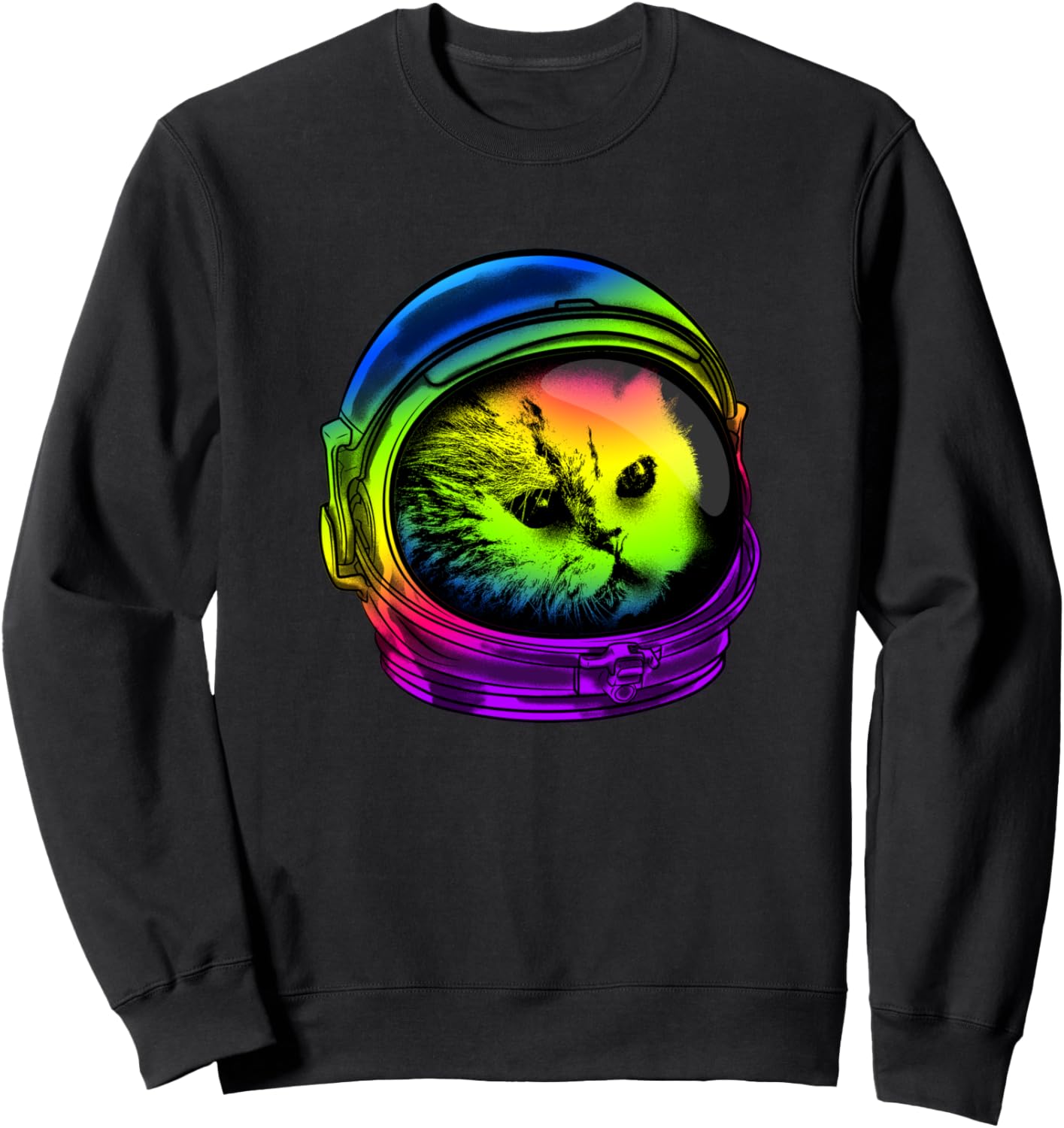 Психоделический кот. Толстовка с изображением кота-космонавта в космическом шлеме Funny, Psychedelic & Colorful Designs, черный
Психоделический кот. Толстовка с изображением кота-космонавта в космическом шлеме Funny, Psychedelic & Colorful Designs, черный