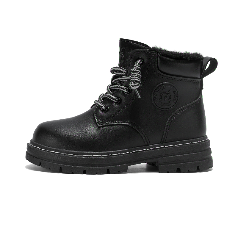 Детские кожаные ботинки для детей BOBDOG, черный
Детские кожаные ботинки для детей BOBDOG, черный