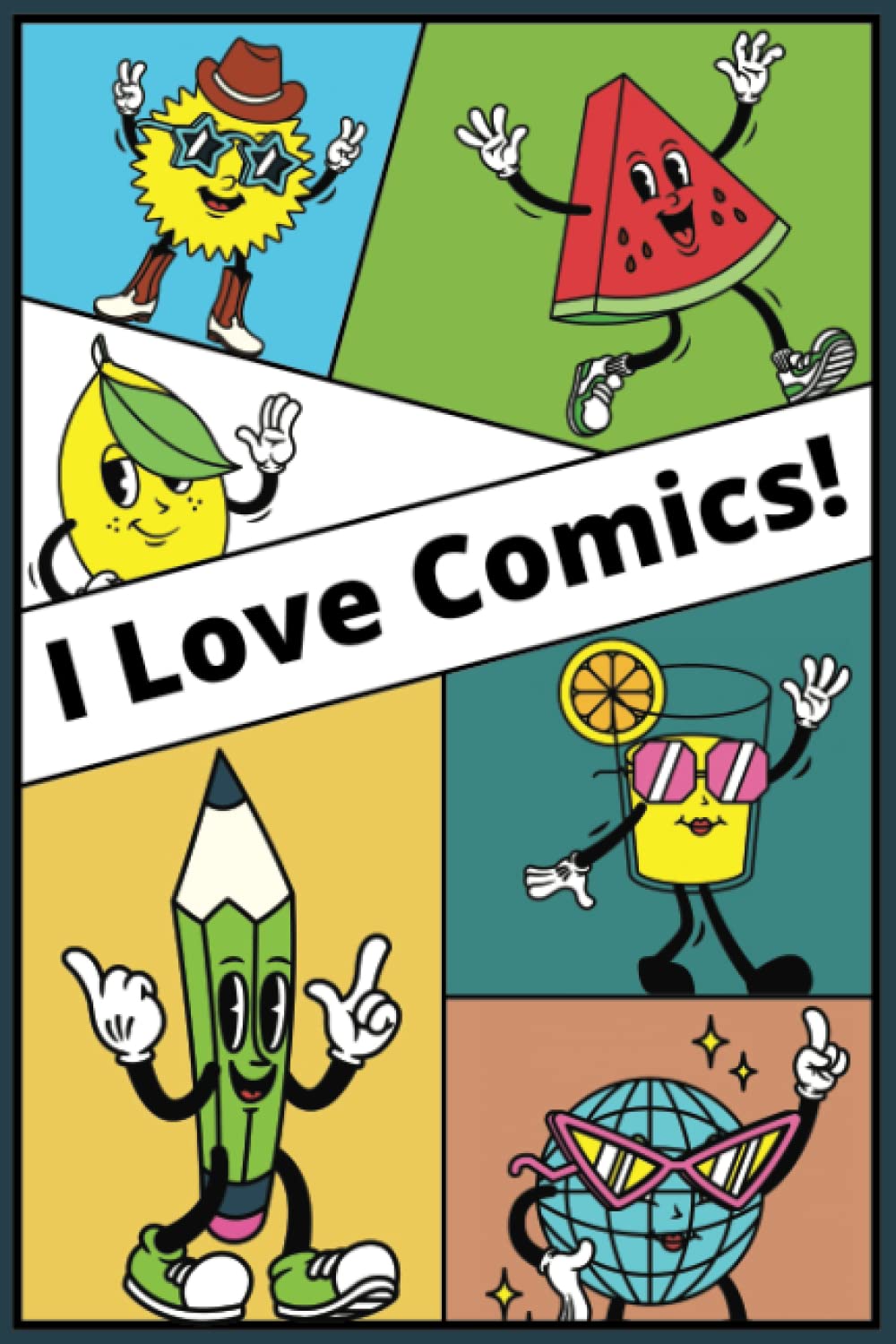 I Love Comics: A comic template workbook that lets your child create awesome comics! (Comic Template Workbooks) (Independently published)
I Love Comics: A comic template workbook that lets your child create awesome comics! (Comic Template Workbooks) (Independently published)