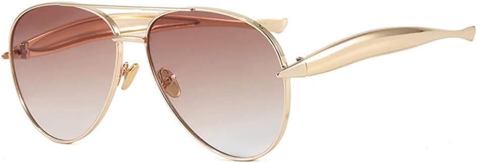 Женские солнцезащитные очки большого размера в металлической оправе с защитой от УФ-излучения UV400 для занятий спортом на открытом воздухе, бега и езды на велосипеде UYPTK, C4 Gold Brown
Женские солнцезащитные очки большого размера в металлической оправе с защитой от УФ-излучения UV400 для занятий спортом на открытом воздухе, бега и езды на велосипеде UYPTK, C4 Gold Brown