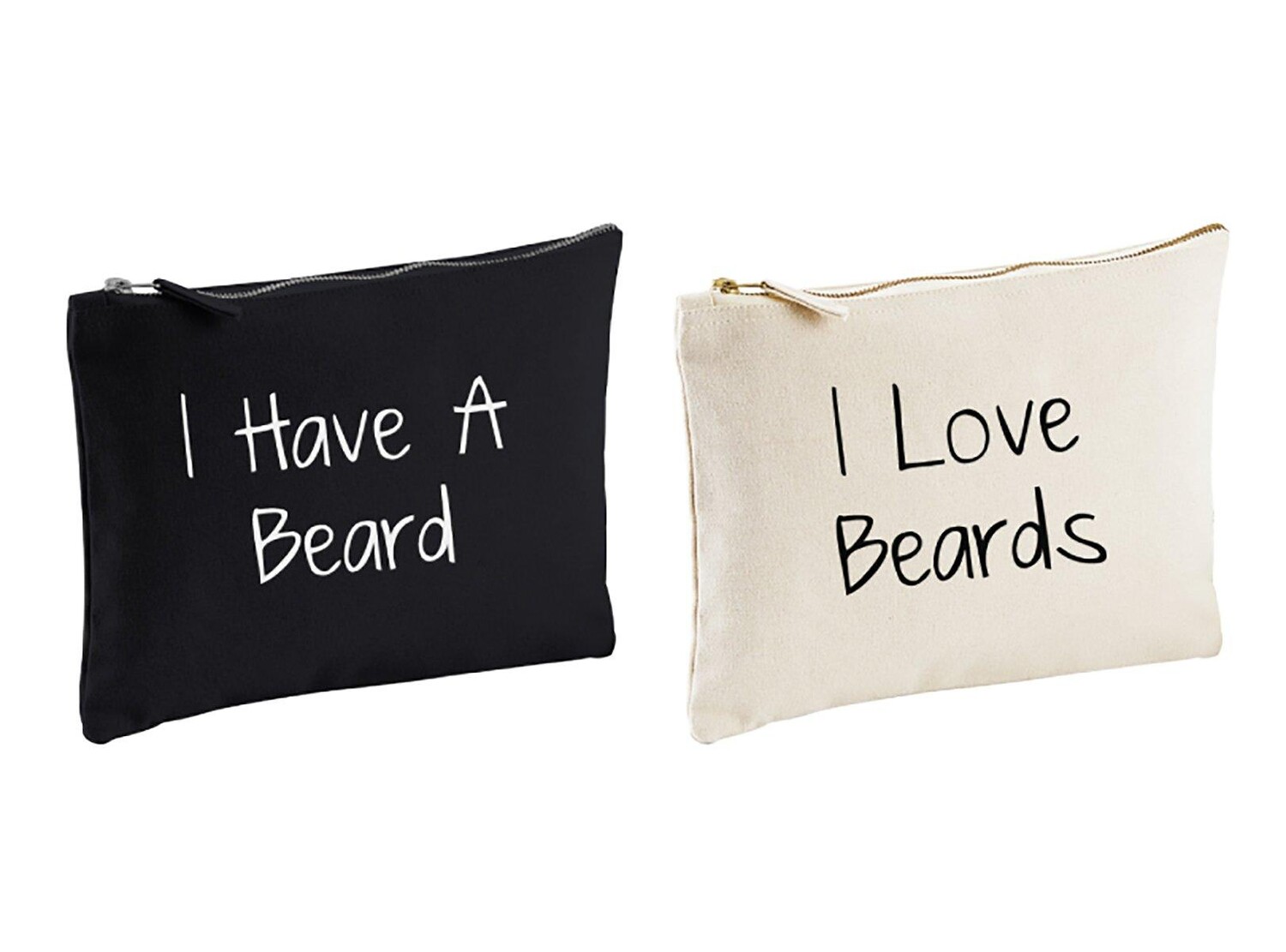 Набор сумок для мытья пар «У меня борода, я люблю бороды» 60 SECOND MAKEOVER, черный